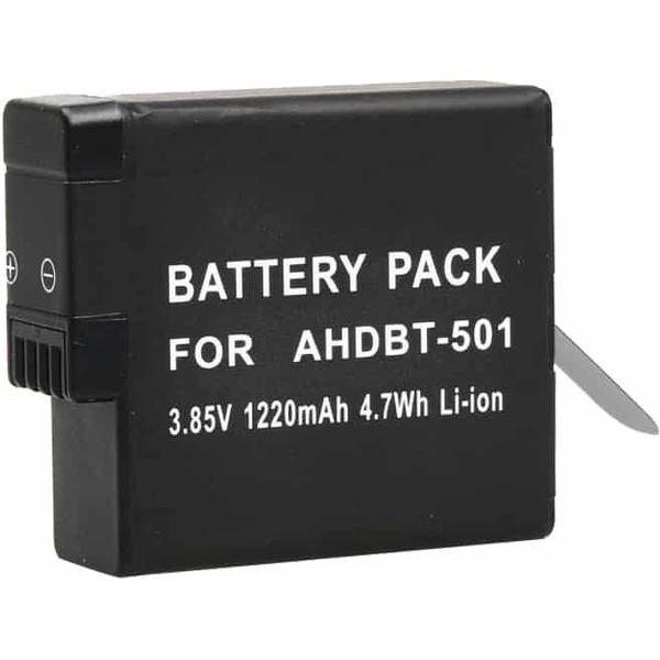 3.85V 1220mAh 4.7Wh Li-ion batterij voor GoPro HERO5