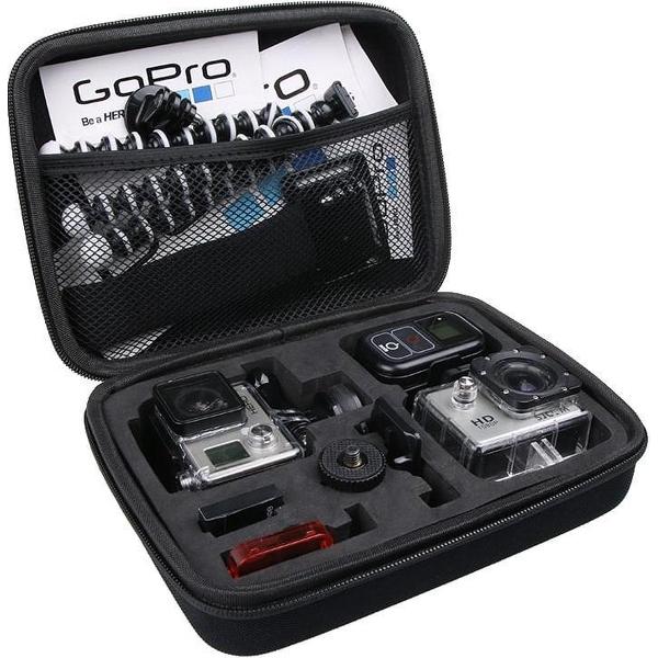 Schokbestendige draagbare opbergtas voor GoPro HERO4 / 3+ / 3/2/1 (zwart)