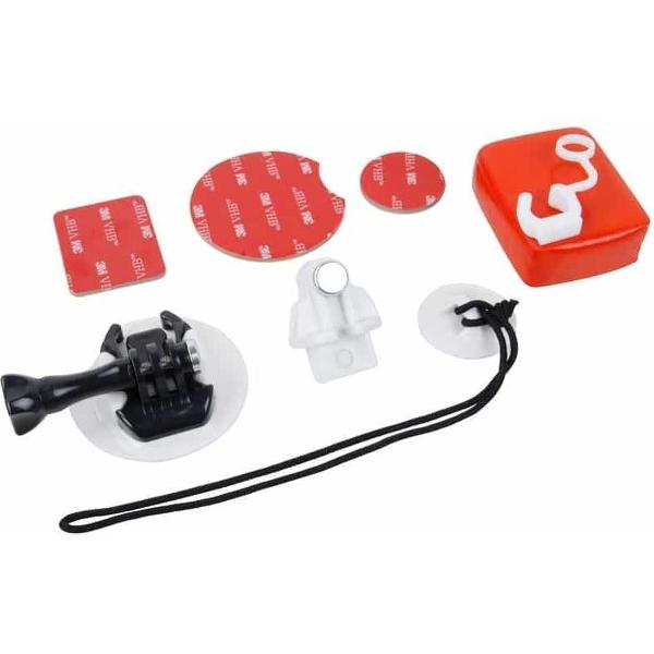 TMC 10 Artikelen Board Mount Surf Snowboard Wakeboard Set voor GoPro Hero 4 / 3+ / 3/2/1 (wit)