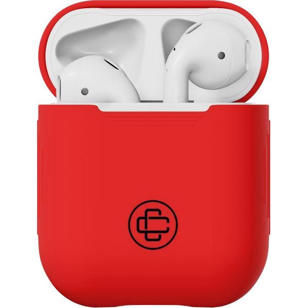 Case Closed - AirPods Case - Silicone - Rood
