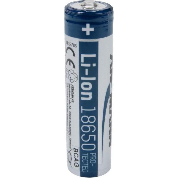 Ansmann 1307-0001 huishoudelijke batterij Oplaadbare batterij 18650 Lithium-Ion (Li-Ion)