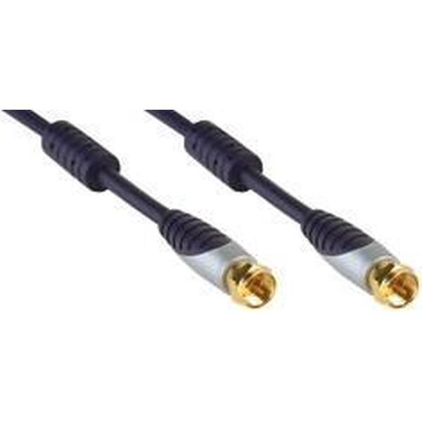 Bandridge - F-Connector Kabel - zwart - 1 meter