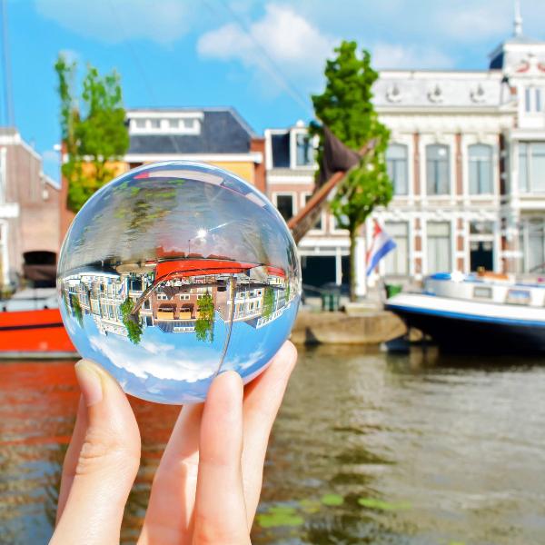 Glazen Bol Lens 8 cm