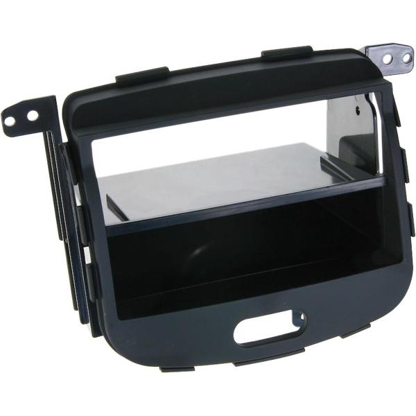 2-DIN Paneel Hyundai i10 2008-2013 Kleur: Zwart Rubbertouch
