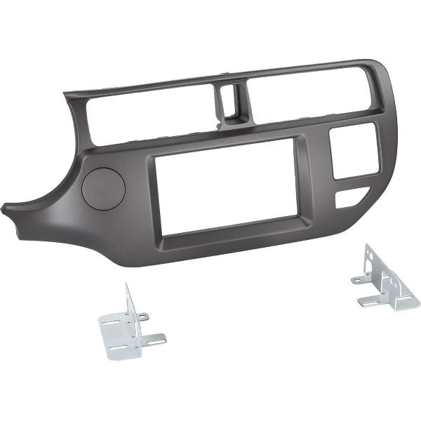2-DIN Paneel Kia Rio 2011-2015 Kleur: Antraciet
