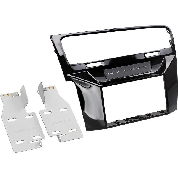 2-DIN Paneel Volkswagen Golf 7 2012-2019 Kleur: Piano Zwart