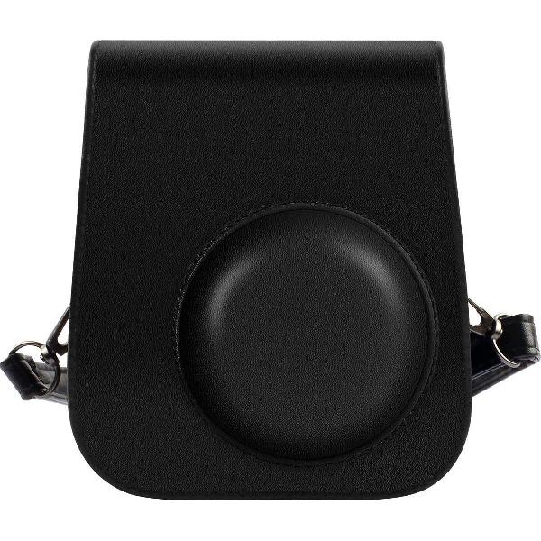 Vintage Case voor Fujifilm Instax Mini 11 – Hoesje met Draagriem – Zwart