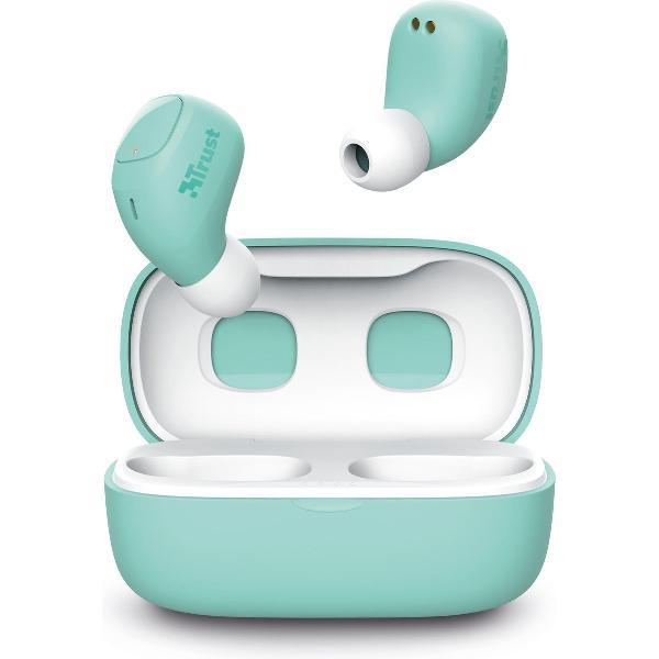 Trust Nika Compact – Volledig Draadloze Oordopjes – Bluetooth - TWS – Mint