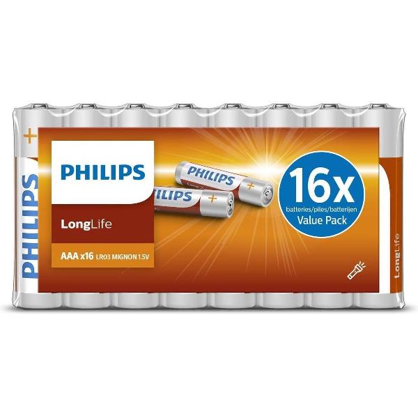 Philips LongLife Batterij R03L16F/10
