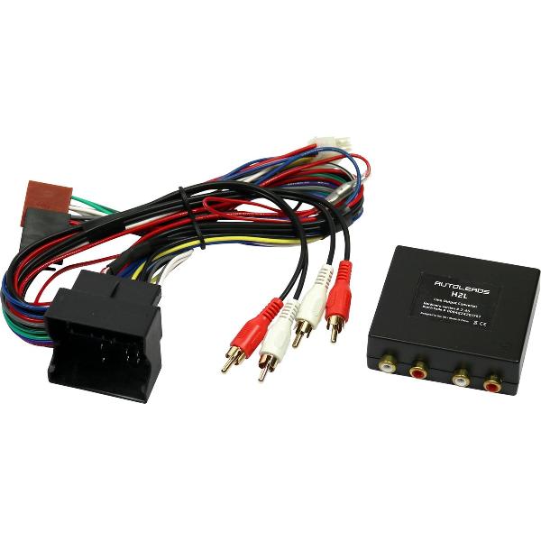 PC9-512 Audi Quadlock aansluiting voor Bose actieve speakersystemen voor- en/of achterzijde