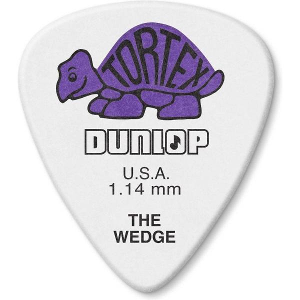 Dunlop Tortex The Wedge pick 6-Pack 1.14 mm plectrum