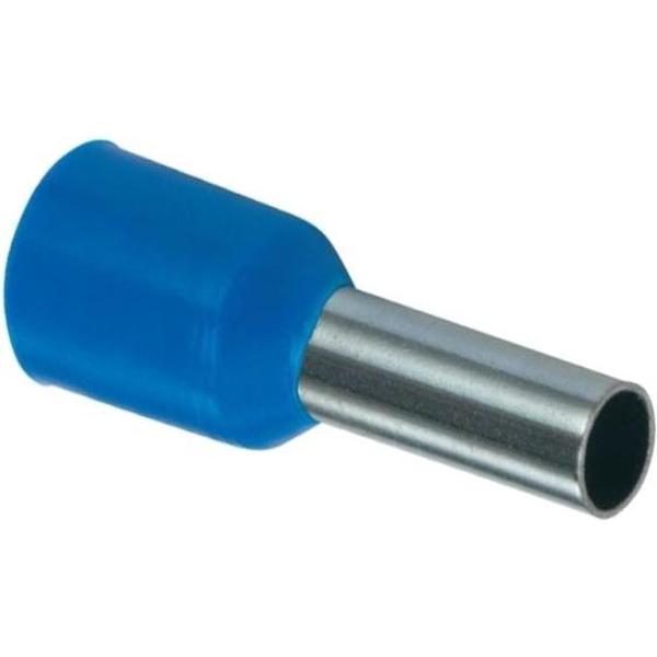 Adereindhuls geisoleerd 16mm² blauw - per 100 stuks