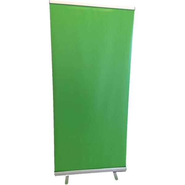Greenscreen 100cm x 200cm + draagtas (Roll-up banner)