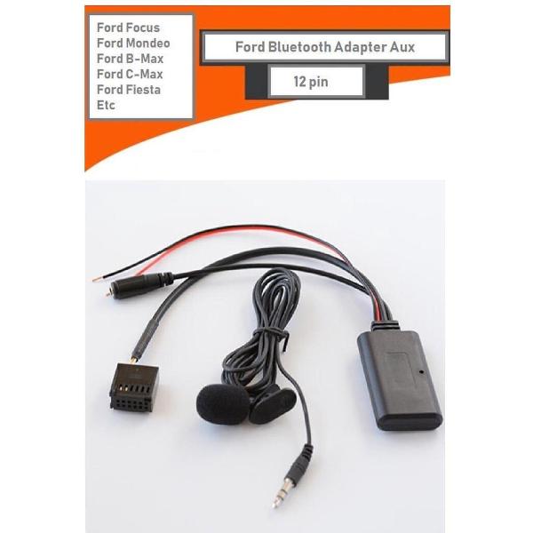 Ford Bluetooth Carkit Muziek Audio Streaming Adapter Aux Module Kabel Radio Autoradio Cd 6000 Cd6000 Cd6006 Focus Fiesta C Max S Max Mondeo Galaxy Transit Accessoires