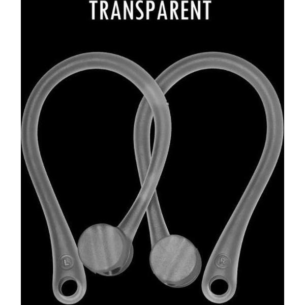 Earhooks - TRANSPARANT - oorhaken - oorhaakjes- airpods - Draadloze headset - oortjes - tegen verlies van - Alleen de earhooks geen oortjes