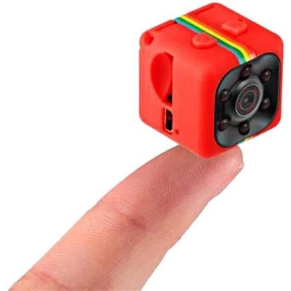 Daroyx® SQ11R30 Spy Camera - Verborgen camera met HD kwaliteit - Mini camera incl 32GB SD - Rood