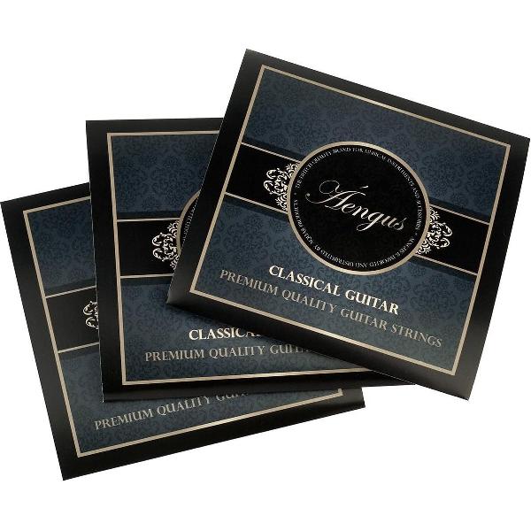 Áengus Gitaarsnaren Klassieke Gitaar – 3 setjes snaren - Nylon Coated Silver wound