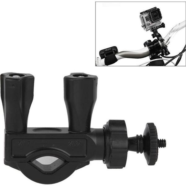 Stuur zadelpen Pole Mount Bike Moto Fietsklem voor GoPro NIEUWE HERO / HERO6 / 5/5 Session / 4 Session / 4/3 + / 3/2/1, Xiaoyi en andere actiecamera's
