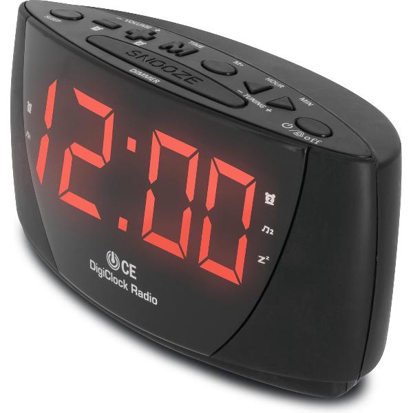Technisat Digiclock wekkerradio - FM-radio - 10 voorkeurzenders - twee alarmen