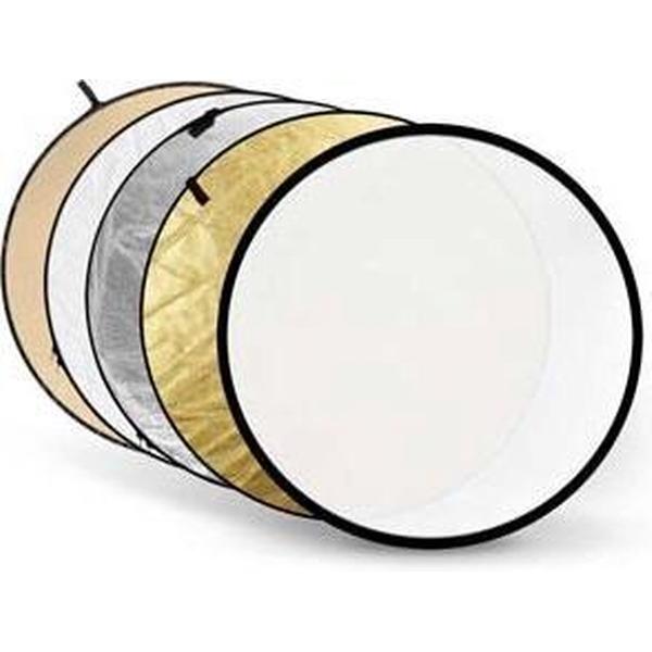 Caruba reflectieschermen 5-in-1 Gold, Silver, Soft Gold, White, Translucent - 56cm