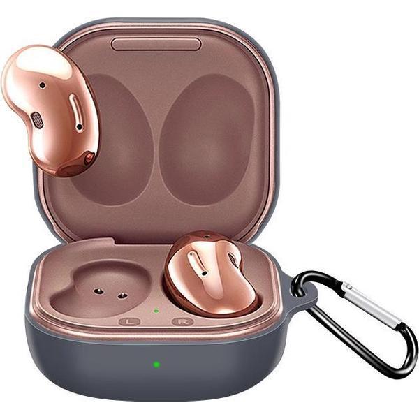 KELERINO. Hoesje voor Samsung Galaxy Buds Live - Fullcover - Grijs