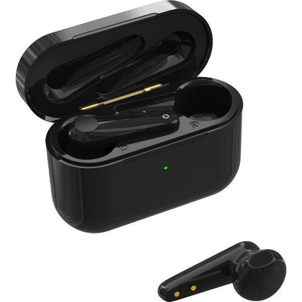Newsoundz NS-208 Draadloze Oordopjes - Met Oplaadcase - Bluetooth 5.0 Oortjes - Earbuds - Geschikt voor iPhone en Android smartphones - Zwart