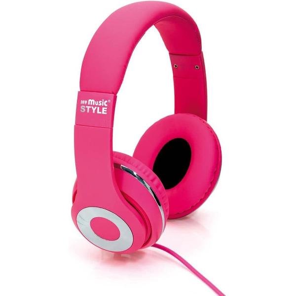 Roze koptelefoon | My Music Style Pink Headphones