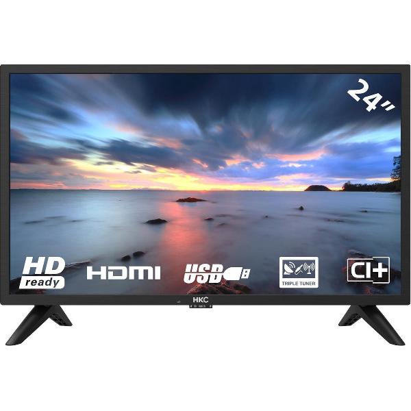 HKC 24F1D HD LED-tv van 60 cm (24 inch)(HD. Triple Tuner. CI+. HDMI. USB)