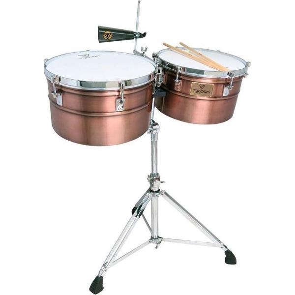 Tycoon: 14'&15' Deep Shell Antique Copper Timbales
