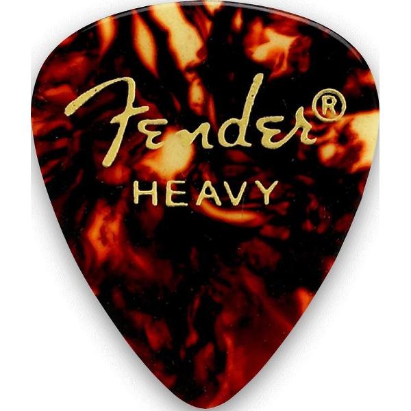 Fender 351 Shape Classic Shell Plectrum, Heavy, 12 stuks