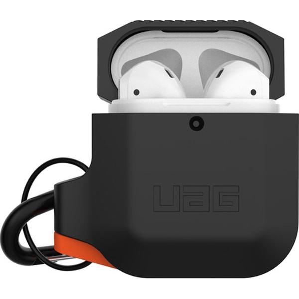 UAG Rugged Armor Softcase voor AirPods - Zwart / Oranje