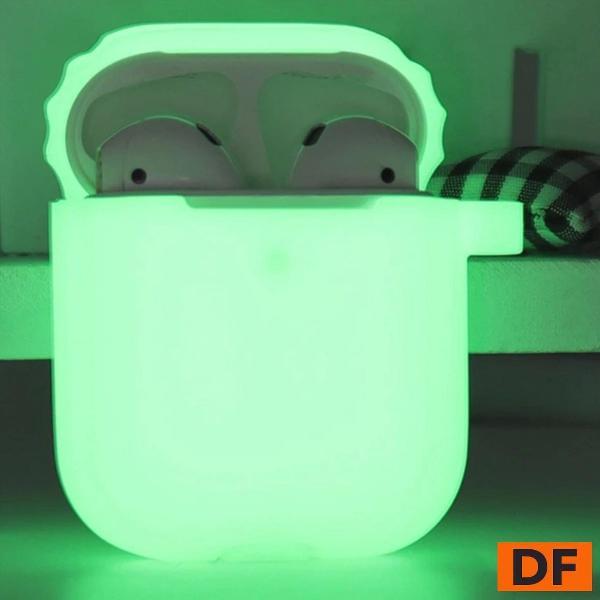 Airpods Siliconen Beschermhoes - Glow in the Dark | Airpods 1 / 2