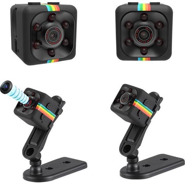 Spy Camera (incl. 32 GB SD kaart) - Verborgen Camera - Mini Camera Full HD 1080P - Draadloze Kleine Draagbare Nachtzicht Bewegingsdetectie voor Thuis, Auto, Drone - Zwart.