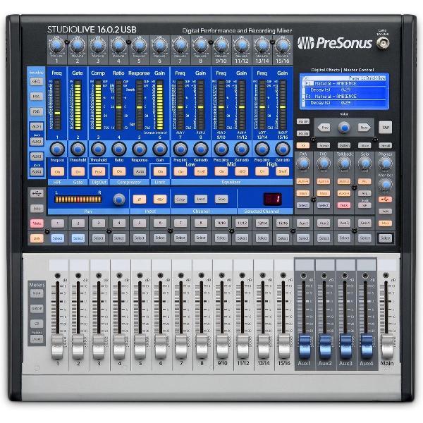 PreSonus StudioLive 16.0.2 USB 16 kanalen 20 - 20000 Hz Zwart