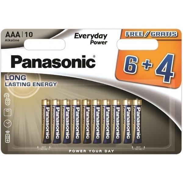 Panasonic Alkaline Everyday Power LR03/AAA - 10 Stuks