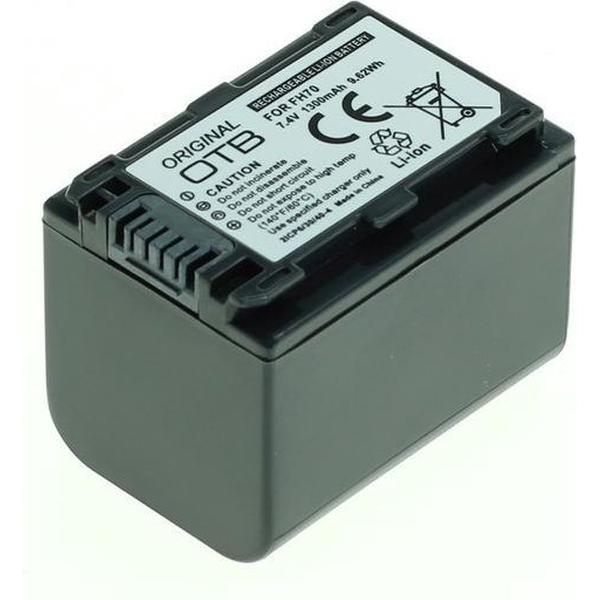Batterij voor Sony NP-FH70 / NP-FP70 Li-Ion 1300mAh ON2585