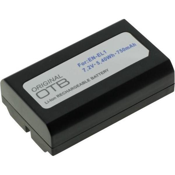 OTB Camera accu compatibel met Nikon EN-EL1 en Konica Minolta NP-800 / 750 mAh