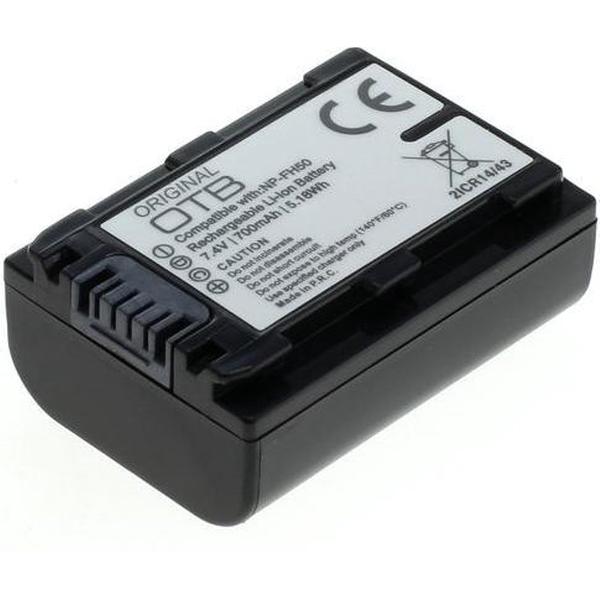 Huismerk Camera-accu NP-FH50 voor Sony