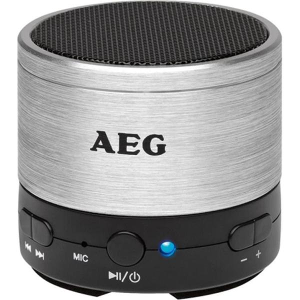 AEG BSS 4826 - Zilver Bluetooth mini box