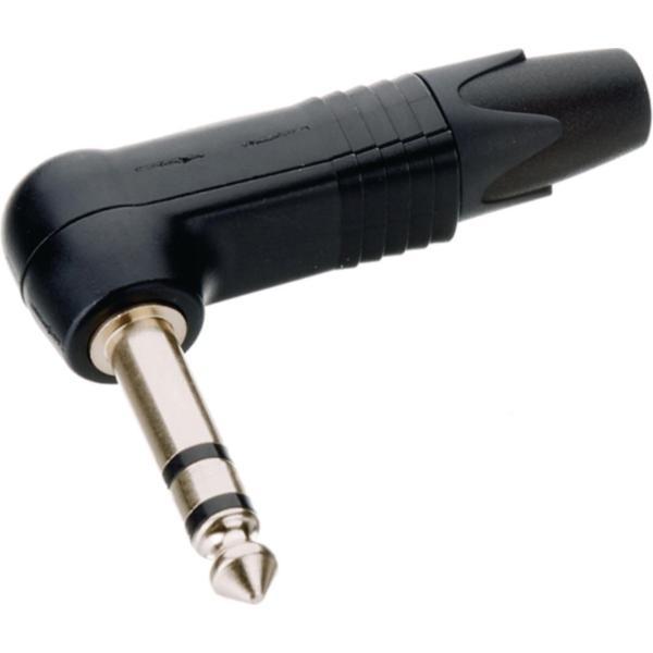Neutrik NP3RX-BAG Jackplug 6.35 mm Stekker, haaks Aantal polen: 3 Stereo Zwart 1 stuk(s)