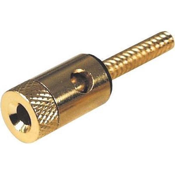 OKS Speaker Binding Post terminal plug - zwart / verguld