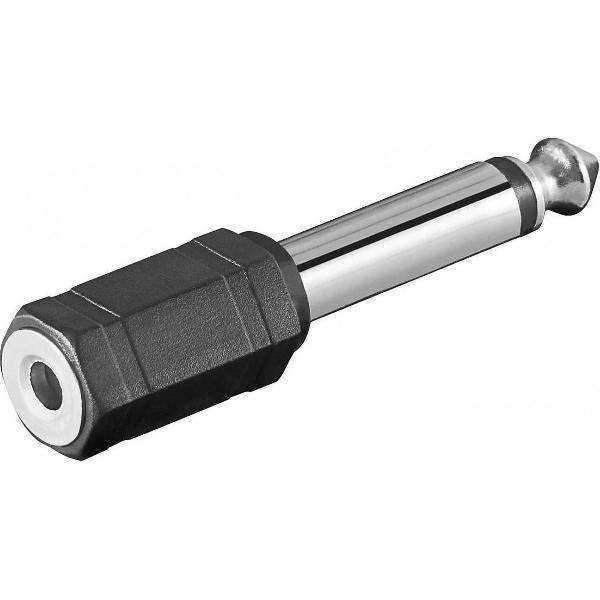 S-Impuls 6,35mm Jack mono (m) - 3,5mm Jack mono (v) adapter