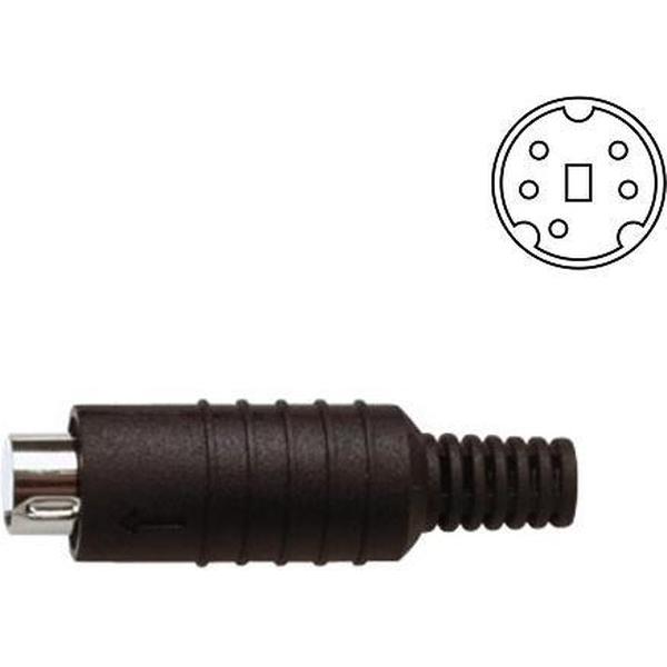 Electrovision Mini DIN 5p connector mannelijk