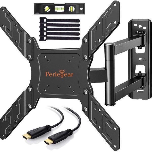 TV Muurbeugel | Geschikt voor 23-55 Inch tot 45 kg | Draai- en kantelbaar | Muur steun ophang beugel | Wandbeugel kantelbaar | Geschikt voor elk merk