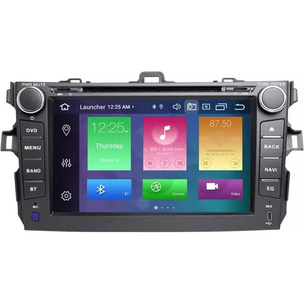 Toyota Corolla PX5 4+64GB 2008-2012 Android 10 navigatie en multimediasysteem Bluetooth USB WiFi Sd Kaart DVD Speler