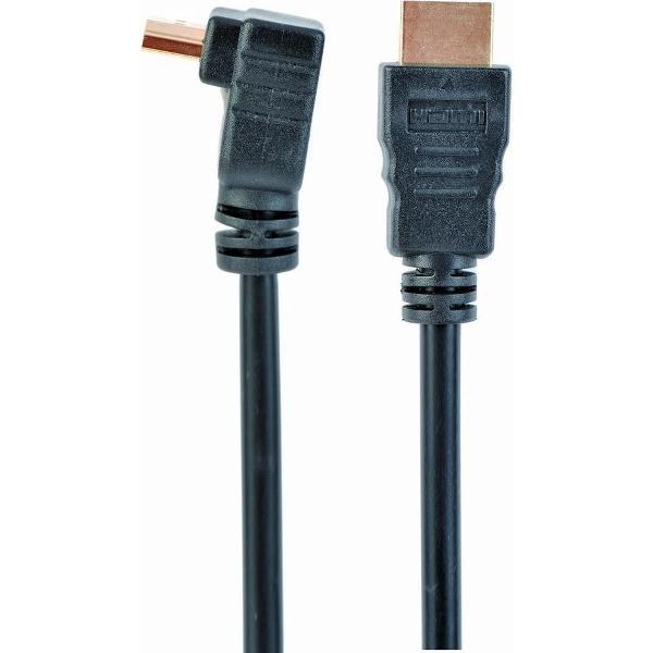 CablExpert CC-HDMI490-15 - Kabel HDMI 1.4 / 2.0, gehoekte connector
