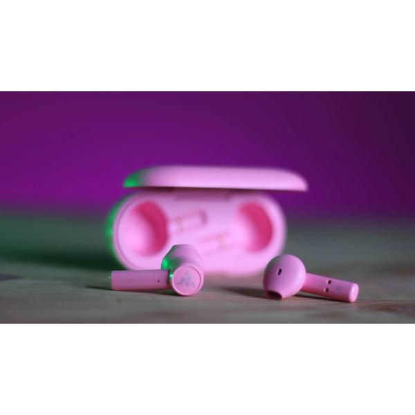 Razer Hammerhead Mercury Draadloze Gaming Earbuds - (Quartz Roze)