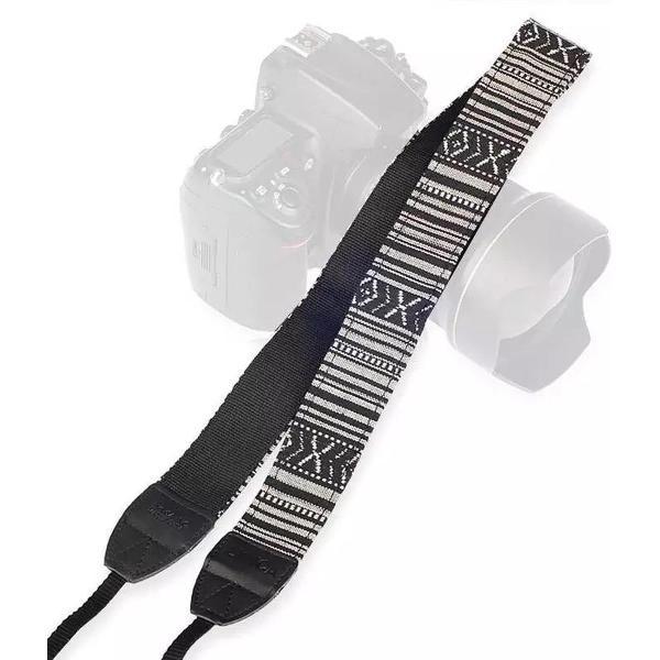 Schouderriem - Draagriem Camera - Band - Strap - Fotocamera - Zwart
