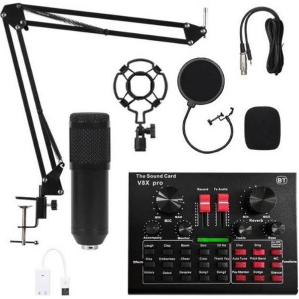 Dexters® Professionele Mixer Set | Audio DJ Condensator | met Microfoon | USB / Bluetooth