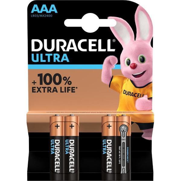 BATTERIJ Ultra UPOWER AAA / LR 4 stuks- AAA LR03/MX2400 100% Extra life